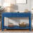 Modern Console Table With Striped Design, 2 Drawers And 2-tier Design-848461312