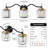 Emilion Dimmable Bathroom Vanity Light With Crystal Shade-2132083287-2085479742