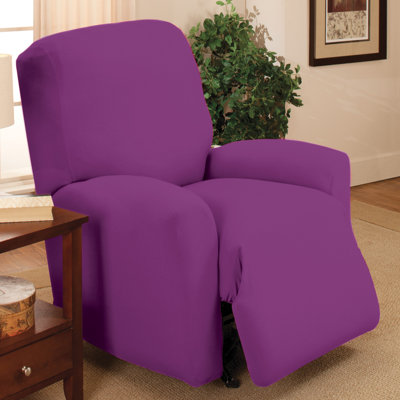Polyester Blend T-Cushion Recliner Slipcover