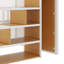 Lit mezzanine avec garde-robe, bureau, tablettes de rangement-104391626