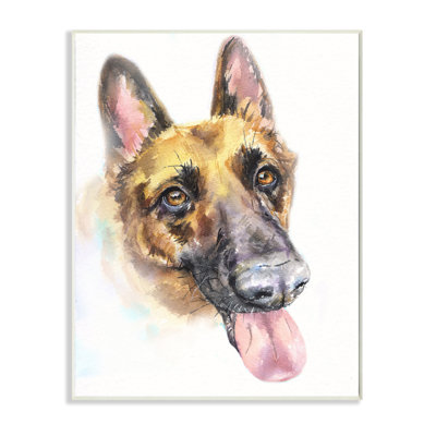 Portrait d'un berger allemand