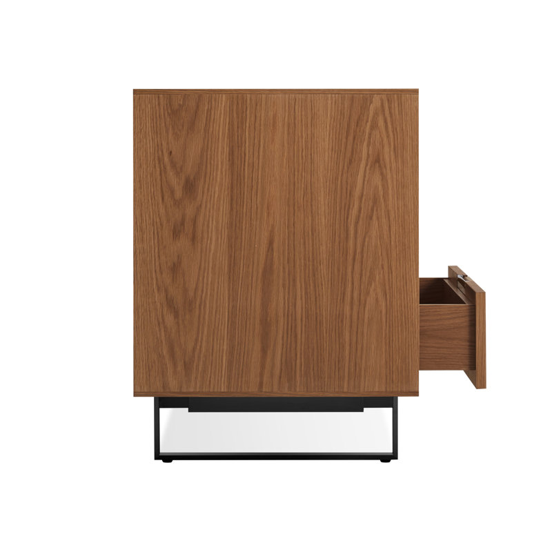 Series 11 6 - Drawer Dresser, Oblivion/Walnut