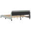 Structure de lit vidaXL gris clair 183x213 cm velours-97706081-97706085