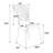 Bistro Set 3 Piece Rustproof Cast Aluminum Patio Furniture Sets 2 Chairs and 1 Round Table Outdoor, Garden, Patio, Balcony, with cushion-546951127