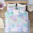 Colorful Twin/twin Xl Tie Dye Comforter With Microfiber Sham Watercolor Bedroom For Beds-117329262-117329258