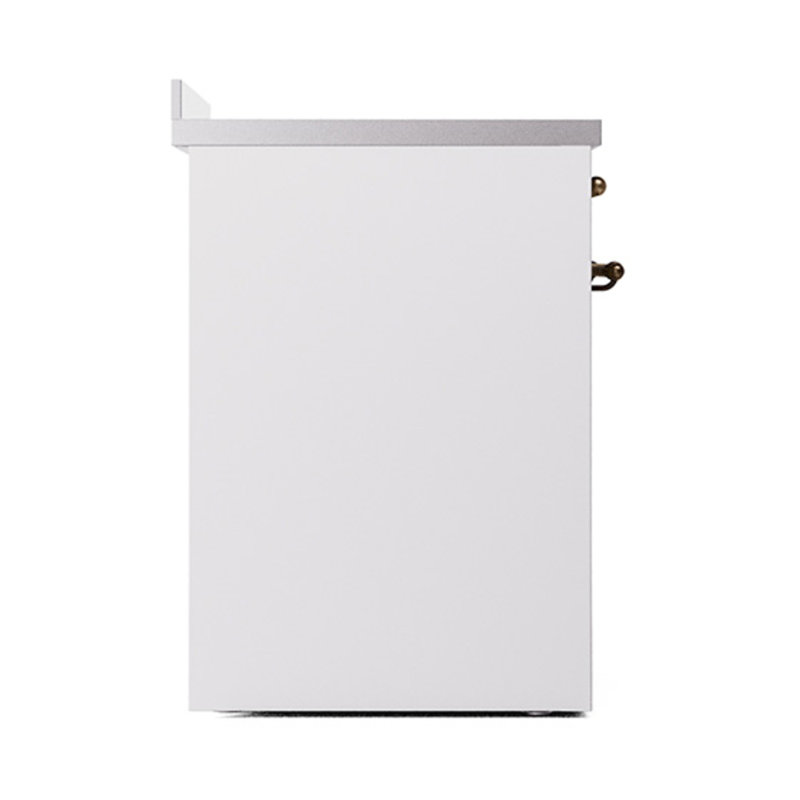 ILVE Nostalgie II Noblesse 30 in Induction Range, White/Bronze