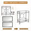 Chariot-bar Talar en métal simplement assemblé avec SEULEMENT 4 vis-1689069746-1689069747