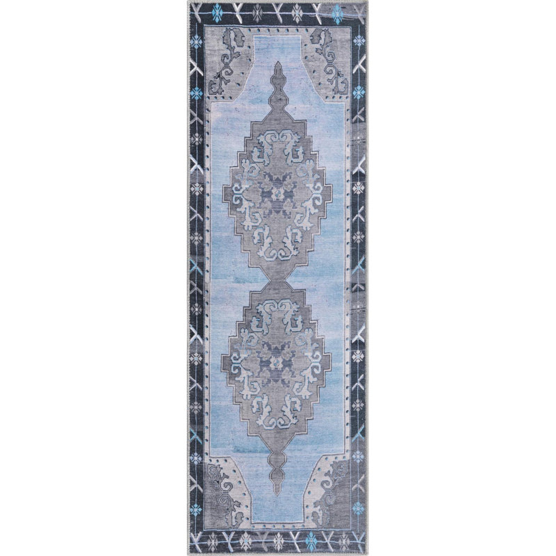 Oppie Oriental Indoor Rug, Runner 2' x 6'