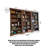 European-Style Simple Floor-To-Ceiling All-Solid Wood Combination Bookcase