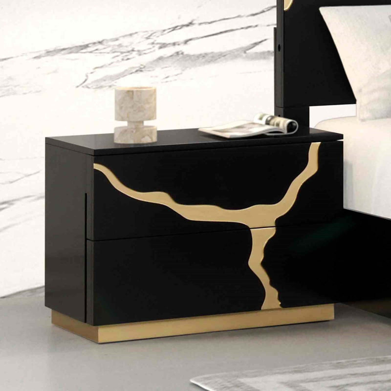 Tiroirs à queue d'aronde française et anglaise à motif de peinture de table contemporaine 1pc