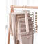 Cintre pour pantalons pliable en acier inoxydable-1393596802