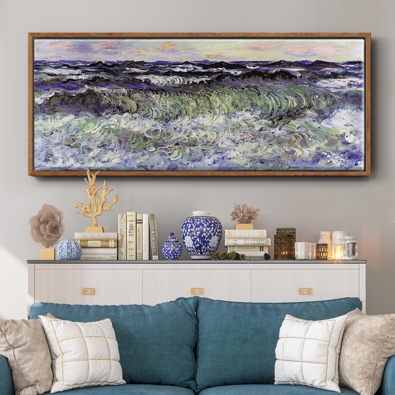 Sea Study, 1881- Framed Canvas