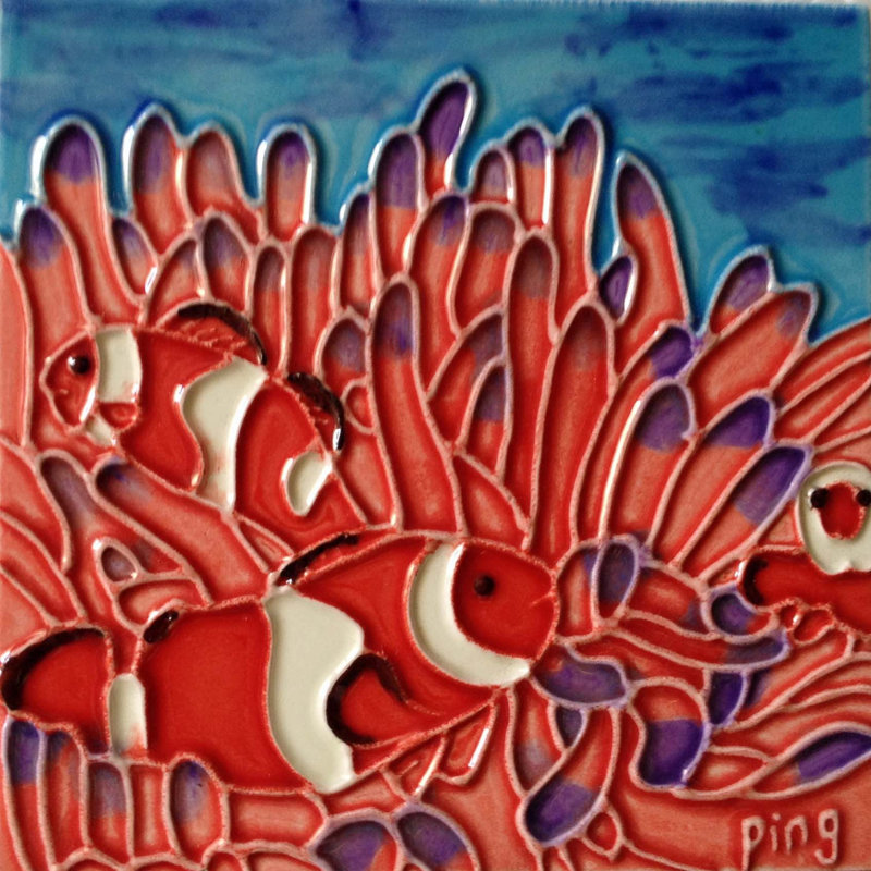 Décoration murale poisson matin