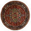 Kellow Oriental Area Rug in Red