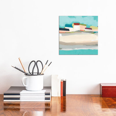 Coastal Village II by June Erica Vess - Wrapped Canvas Gallery-Wrapped Canvas Giclée