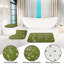 Ensemble de 3 tapis de salle de bain Green Daisy Meadow Cottagecore Home