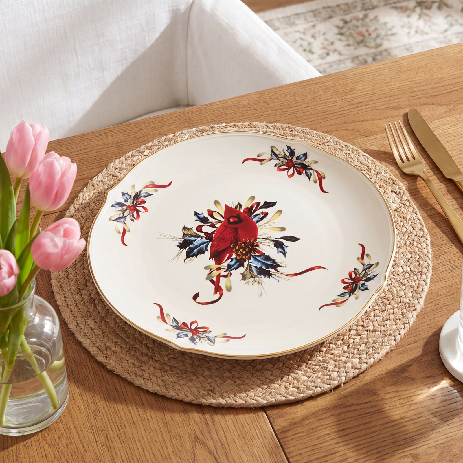 Winter Greetings Porcelain Platter