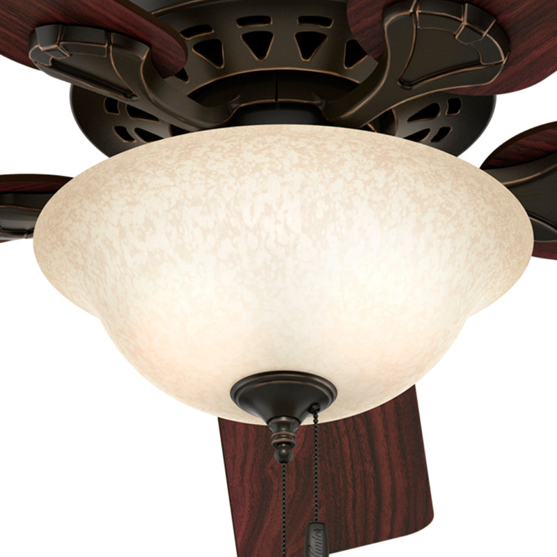 52" Waldon 5 - Blade LED Standard Ceiling Fan with Pull Chain and Light Kit Included