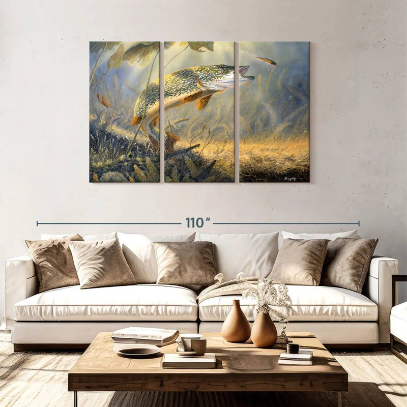 Brampt Calm Waters Fishing, 48" H x 74" W