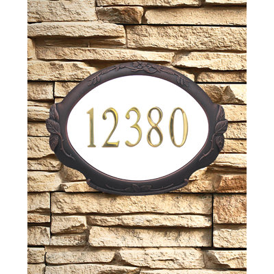 Schermerhorn Oval Wall Plaque