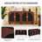 4-Door Sideboard with Adjustable Shelves