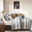 Édredon pour très grand lit bleu 7 pièces-129988337-129988338