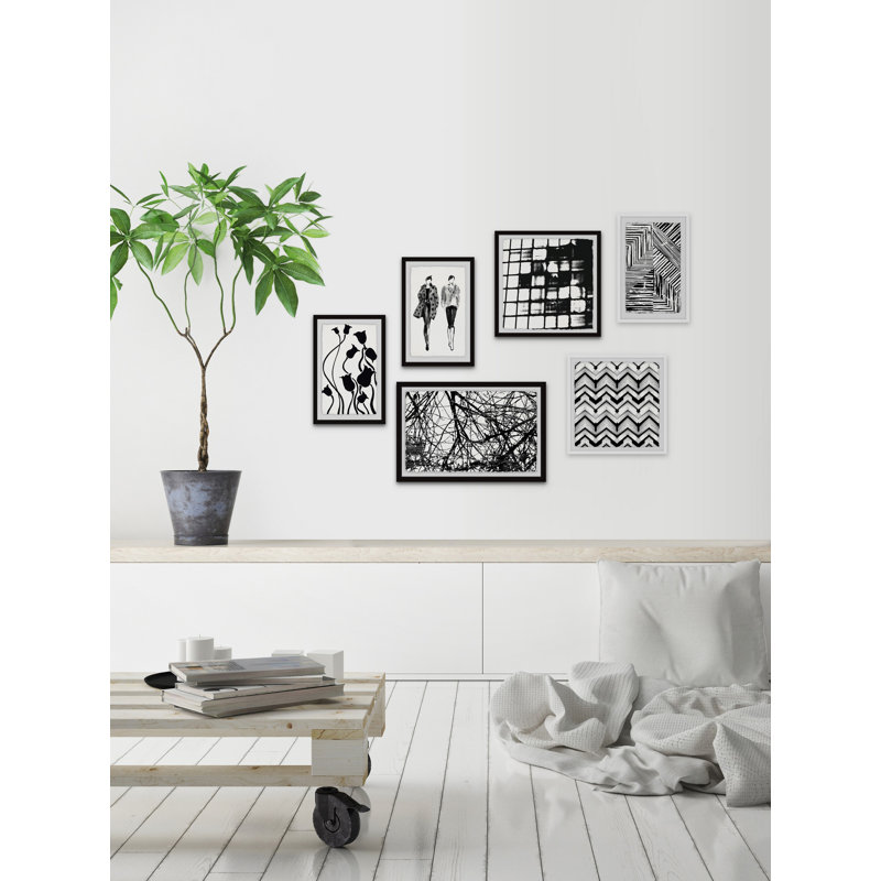 'Delicate Edges Hexaptych'