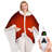 Sherpa Heated Wearable Blanket Poncho - 10 Heat & 5 Timer Settings, Machine Washable Electric Shawl Winter Gifts for Mom Women Girlfriend-101532717-126129590
