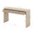 Rustic Console Table With 3 Fluted Drawers-119402455