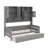 Twin Size Wooden Daybed With 2 Drawers, Cabinet And Shelves-823659677