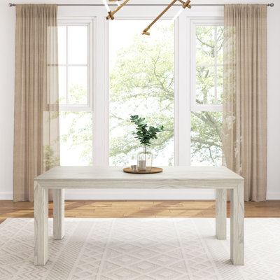 Chalonda Pine Solid Wood Dining Table