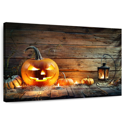 Jack O Lantern rustique