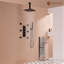 Système de douche de luxe 3 fonctions avec 6 jets de corps Herathena (valve brute incluse)-66097078