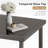 Durable Outdoor Wicker Side Table, All-Weather Rattan With Powder-Coated Steel Frame For Patio And Balcony Use