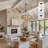 4-Light Mica Drum Chandelier