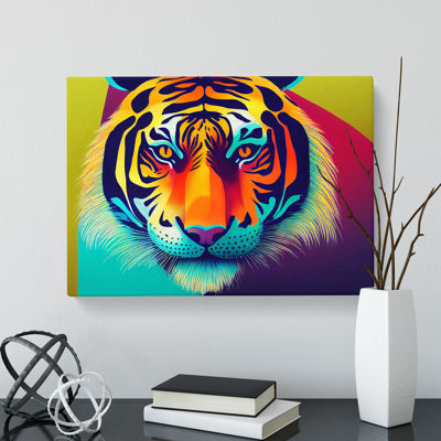 Tiger Art Vol.3 - Wrapped Canvas Print