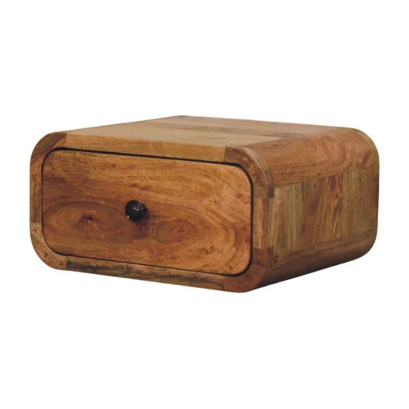 Nightstand 30cm W Solid Wood Bedside Table