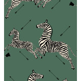 Zebras Animal Print Wallpaper Double Roll