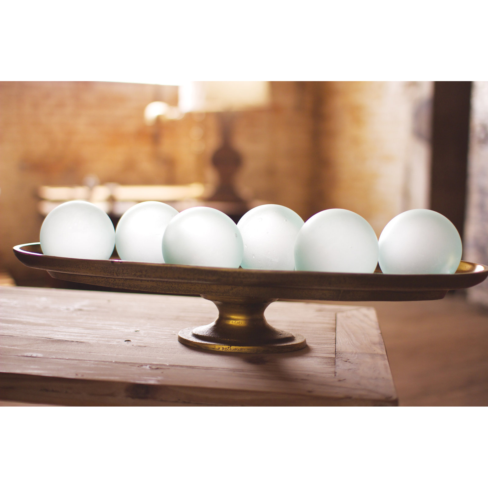 Melita Recycled Glass Ball, Frosted