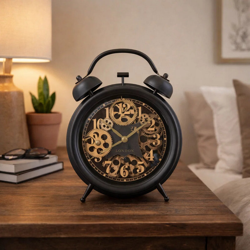 Horloge de table Liny, Doré