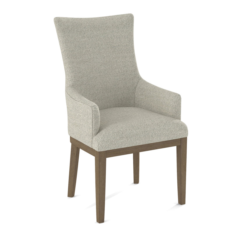 19'' H Upholstered Armchair, Weathered Gray, 61612-74