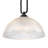 12’’ Pendant Light With Ribbed Glass Shade-1535087331