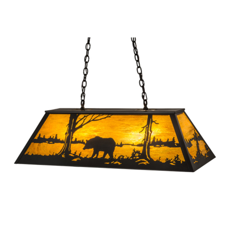 Bear At Lake 6 - Light Pendant