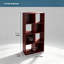 Rangement à 8 cubes, bibliothèque empilable pour le bureau personnel, tablette à cubes multifonctionnelle facile à assembler, fabrication en bois-514983725-514983724