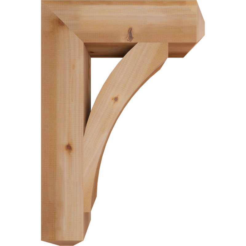 Support pour artisan Thorton, Cèdre rouge de l'Ouest (lisse), H 36 po x l 6 po x P 24 po