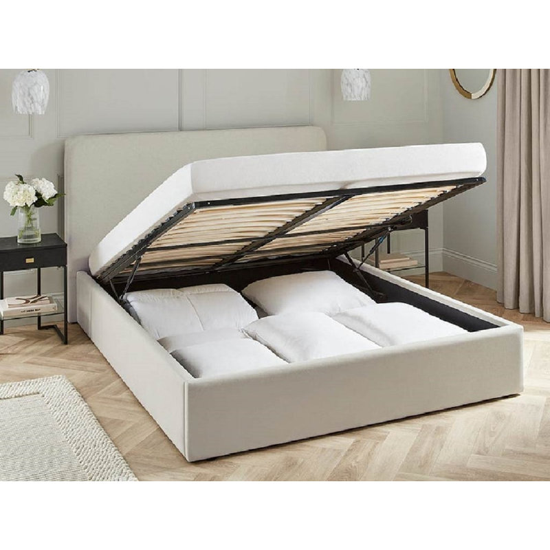 Bendine Upholstered Storage Bed, Kingsize (5')