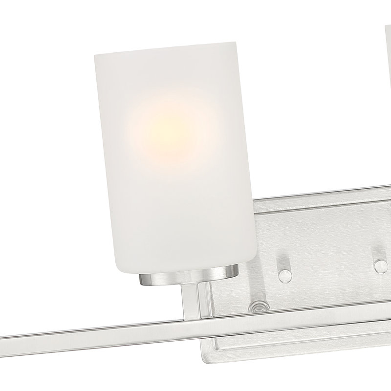 Charvic Light Dimmable Vanity Light, Brushed Nickel, 4