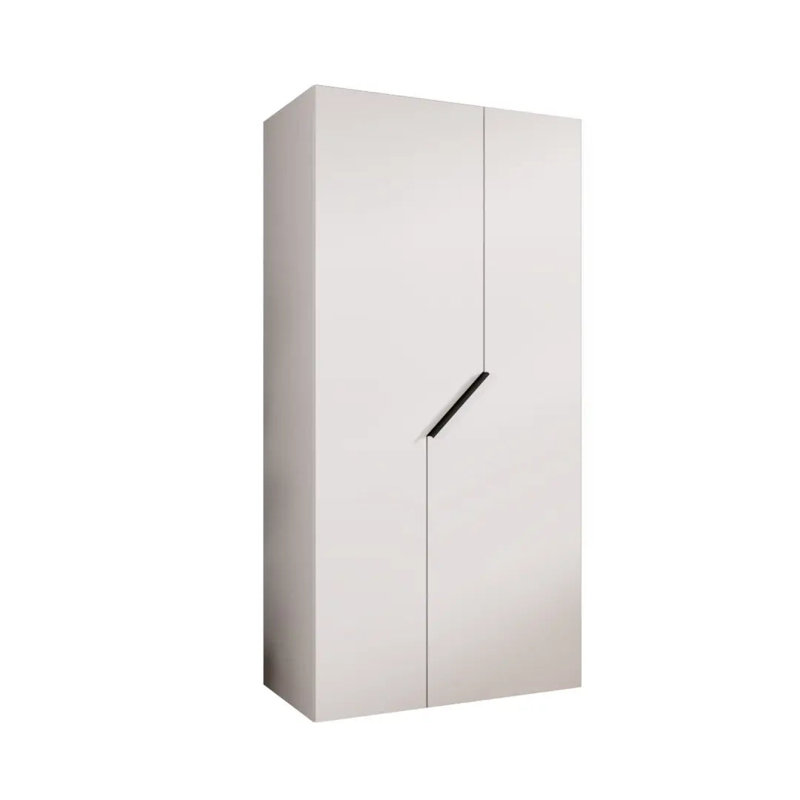 Manufactured Wood Wardrobe, White