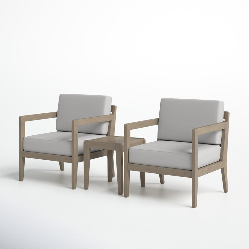 Ojai Acacia 2 - Person Patio Conversation Sets with Cushions