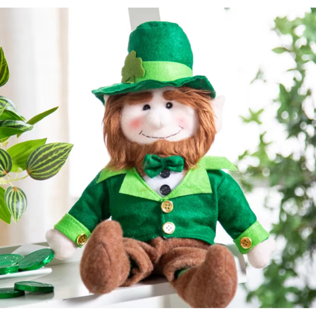 Plush Leprechaun Soft Sculpture The Holiday Aisle®